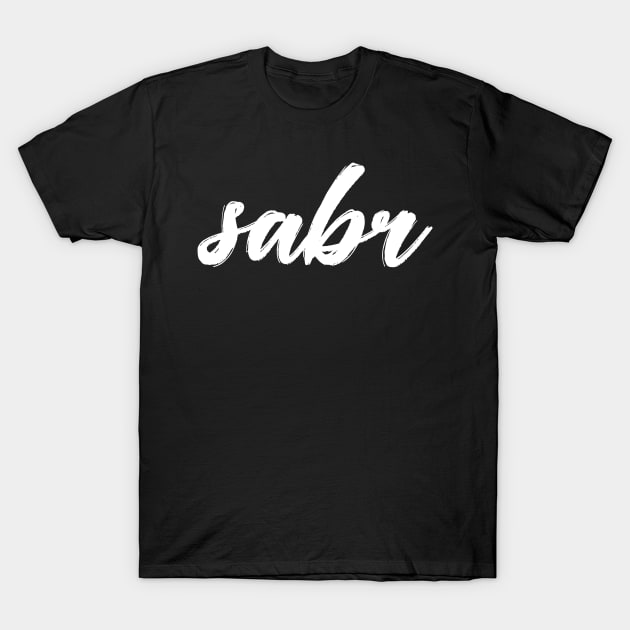 Sabr - Big Print T-Shirt by Hason3Clothing